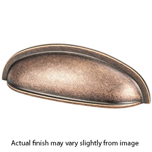 8339-10WC-P - Folklore - 3" cc Cup Pull - Weathered Copper