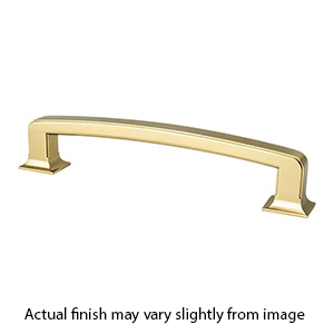 2154-1MDB-P - Hearthstone - 6-5/16" cc Cabinet Pull - Brushed Gold