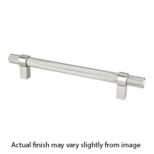 5028-4BPN-P - Radial Reign - 8-13/16" cc Cabinet Pull - Brushed Nickel