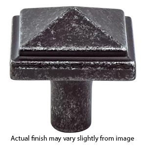 3050-155-P - Rhapsody - 1-3/16" Pyramid Cabinet Knob - Weathered Iron