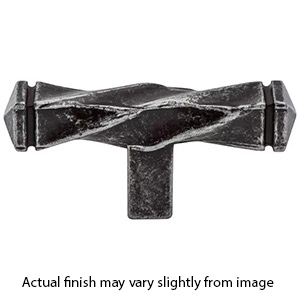 3047-155-P - Rhapsody - 2-1/2" Twisted Cabinet Knob - Weathered Iron