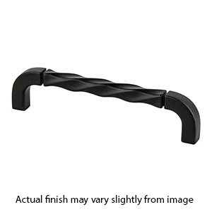3040-155-P - Rhapsody - 5-1/16" cc Twisted Cabinet Pull - Black