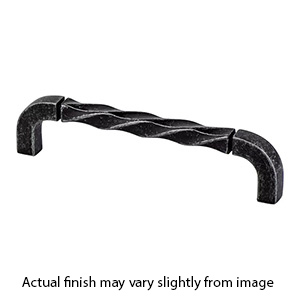 3041-155-P - Rhapsody - 5-1/16" cc Twisted Cabinet Pull - Weathered Iron