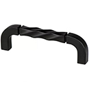 3043-155-P - Rhapsody - 3-3/4" cc Twisted Cabinet Pull - Black