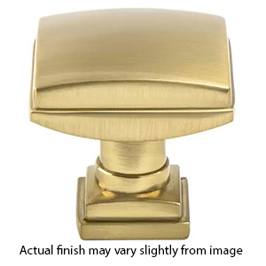 1276-1MDB-P - Tailored Traditional - 1-1/4" Cabinet Knob - Brushed Gold