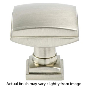 1272-1BPN-P - Tailored Traditional - 1-1/4" Cabinet Knob - Brushed Nickel