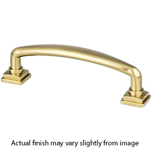 1282-1MDB-P - Tailored Traditional - 3-3/4" cc Cabinet Pull - Brushed Gold