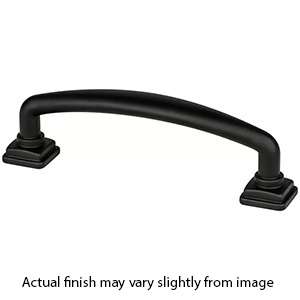 1287-1055-P - Tailored Traditional - 5-1/16" cc Cabinet Pull - Matte Black