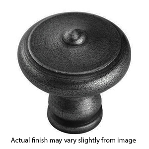 0068-30 - Bouvet Classic - 1-3/16" Round Cabinet Knob - Black