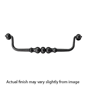 6363-400 - Bouvet Classic - 15.75" Drop Cabinet Pull - Black
