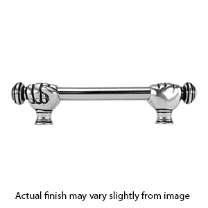 Carpe Diem - 5" cc Reeded/ Smooth Fist Cabinet Pull