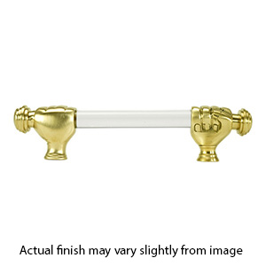 Carpe Diem - 6" cc Acrylic Bar Fist Cabinet Pull