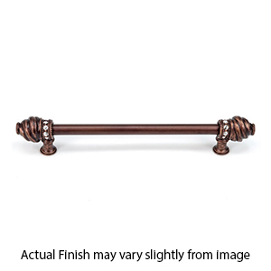 Cache - 6" cc Long Pull w/Crystals - 1/2" Bar