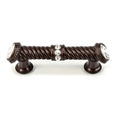 Cache - 3" cc Large Pull w/End & Center Crystals