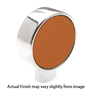 D9225 - Acrylic Collection - 1" Knob - Orange