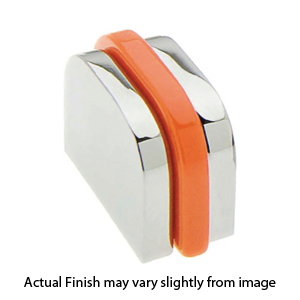 D101028 - Acrylic Collection - 1 9/16" Knob - Orange