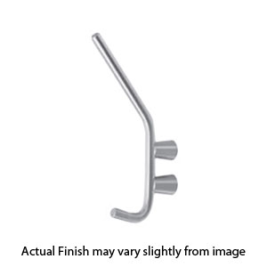 1011 - 6.5" Double Hook - Brushed Stainless Steel