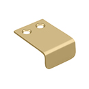 1" Angle Tab Pull - Brushed Brass