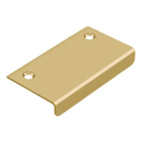 3" Angle Tab Pull - Brushed Brass