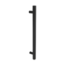 86351 - Contemporary Brass - 12" Bar Appliance Pull - Flat Black