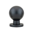 86152 - Contemporary Brass - 1" Globe Knob - Flat Black