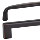 Contemporary Brass Pulls - Oil Rubbed Bronze