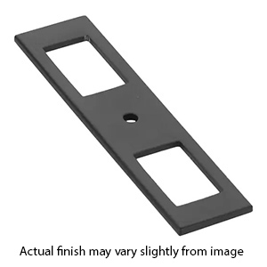 86921 - Modern Backplate for Cabinet Knob - Flat Black