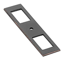 86921 - Modern Backplate for Cabinet Knob - Oil Rubbed Bronze