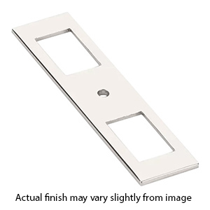 86921 - Modern Backplate for Cabinet Knob - Polished Nickel