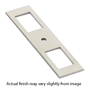 86921 - Modern Backplate for Cabinet Knob - Satin Nickel