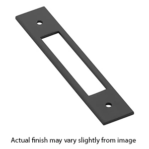 86927 - Modern Backplate for 12" cc Cabinet Pull - Flat Black
