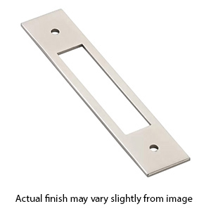 86927 - Modern Backplate for 12" cc Cabinet Pull - Satin Nickel