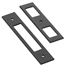 Emtek Modern Backplates - Flat Black