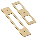 Emtek Modern Backplates - Satin Brass