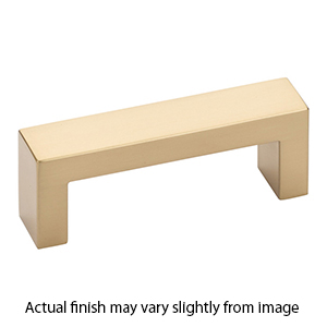 86714 - Modern Rectangular - Keaton 3.5"cc Pull - Satin Brass