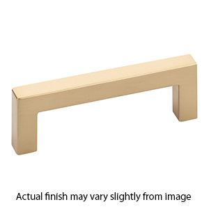 86707 - Modern Rectangular - Warwick 6"cc Pull - Satin Brass