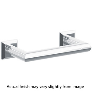 2284 - Modern Tubular - Double Post Paper Holder - Polished Chrome