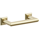 2284 - Modern Tubular - Double Post Paper Holder - Satin Brass