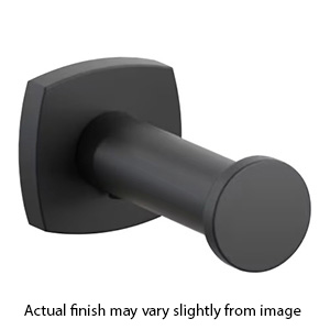 2285 - Modern Tubular - Single Robe Hook - Flat Black