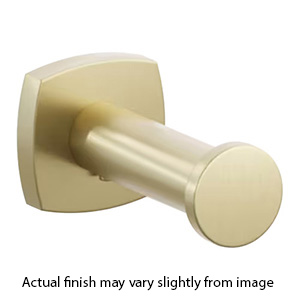 2285 - Modern Tubular - Single Robe Hook - Satin Brass