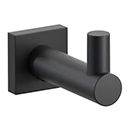 2286 - Modern Tubular - Single Hook - Flat Black