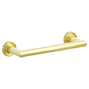 28106 - Modern Tubular - 12" Towel Bar - Unlacquered Brass