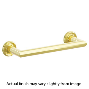 28106 - Modern Tubular - 12" Towel Bar - Unlacquered Brass