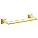28107 - Modern Tubular - 18" Towel Bar - Unlacquered Brass