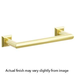 28107 - Modern Tubular - 18" Towel Bar - Unlacquered Brass