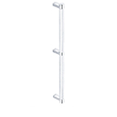 24" cc Select Knurled Appliance Rectangular Pull - Polished Chrome