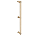 24" cc Select Knurled Appliance Rectangular Pull - Satin Brass