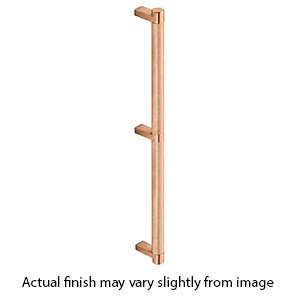 36" cc Select Knurled Appliance Rectangular Pull - Satin Copper