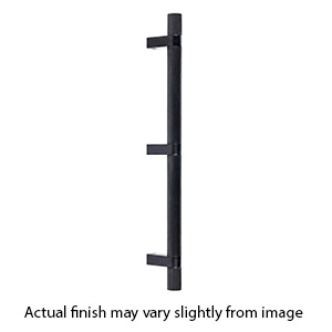 24" cc Select Knurled Appliance Bar Pull - Flat Black