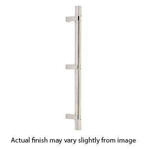 24" cc Select Knurled Appliance Bar Pull - Polished Nickel